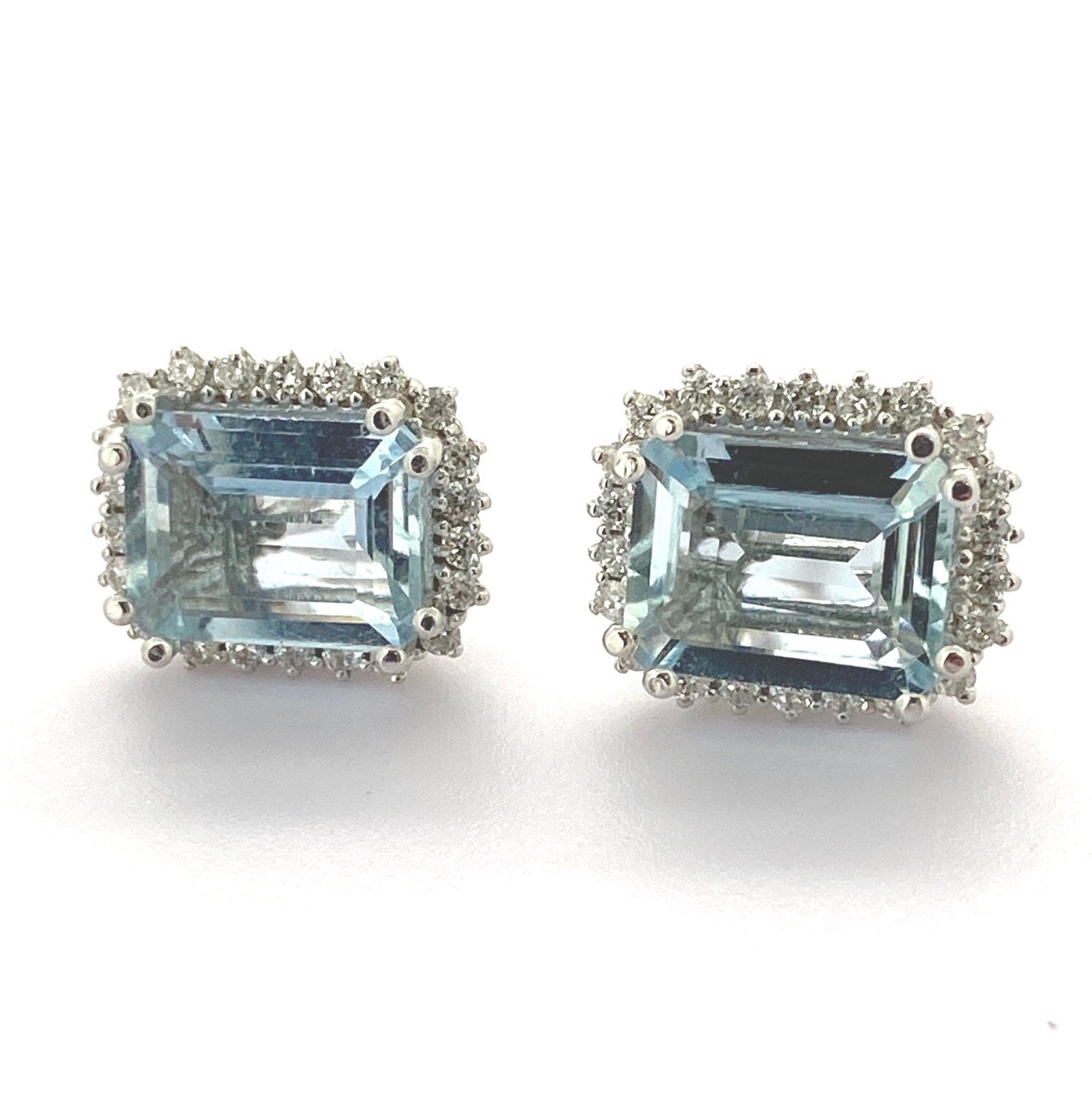 ORECCHINI ACQUAMARINE OTTAGONALI