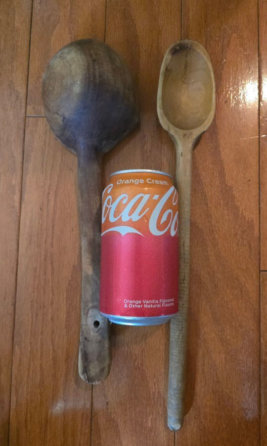 Thumbnail: Group of Old Wooden Kitchen Tools