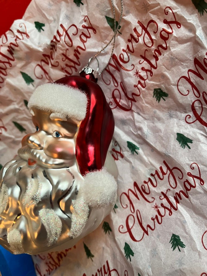 Thumbnail: Blown Glass  Santa