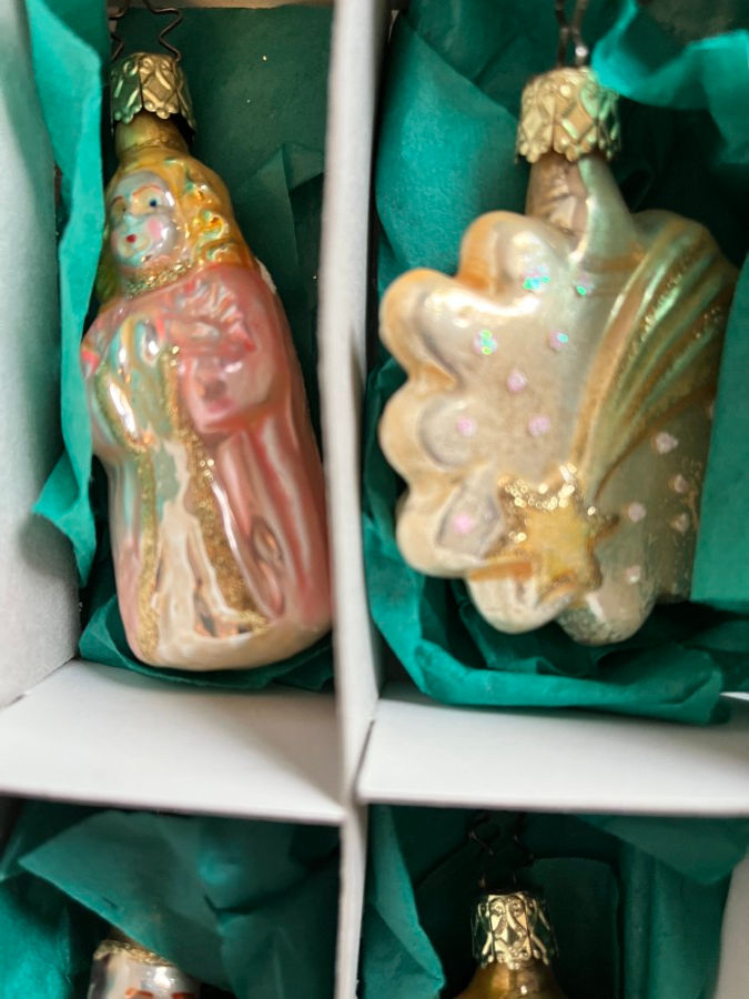 Thumbnail: Christopher Radko Nativity Ornament Set
