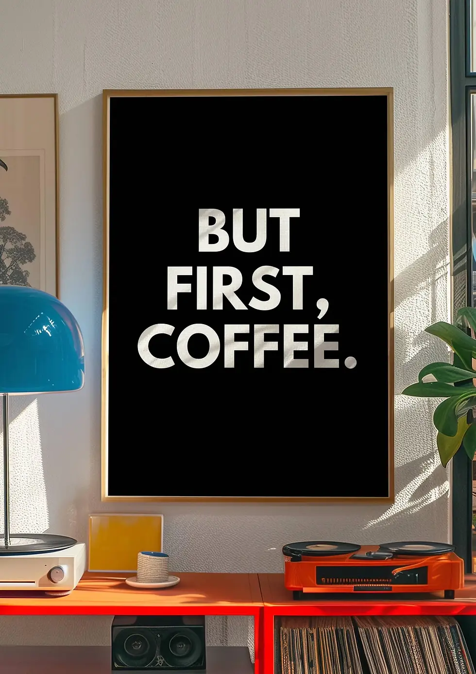 Thumbnail: Coffee Love Kitchen Wall Printable Coffee Bar Decor Poster Trendy Kitchen Decor