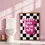 Thumbnail: Better Late Than Ugly Print: Teen Pink Glam Room Decor Aesthetic Bedroom