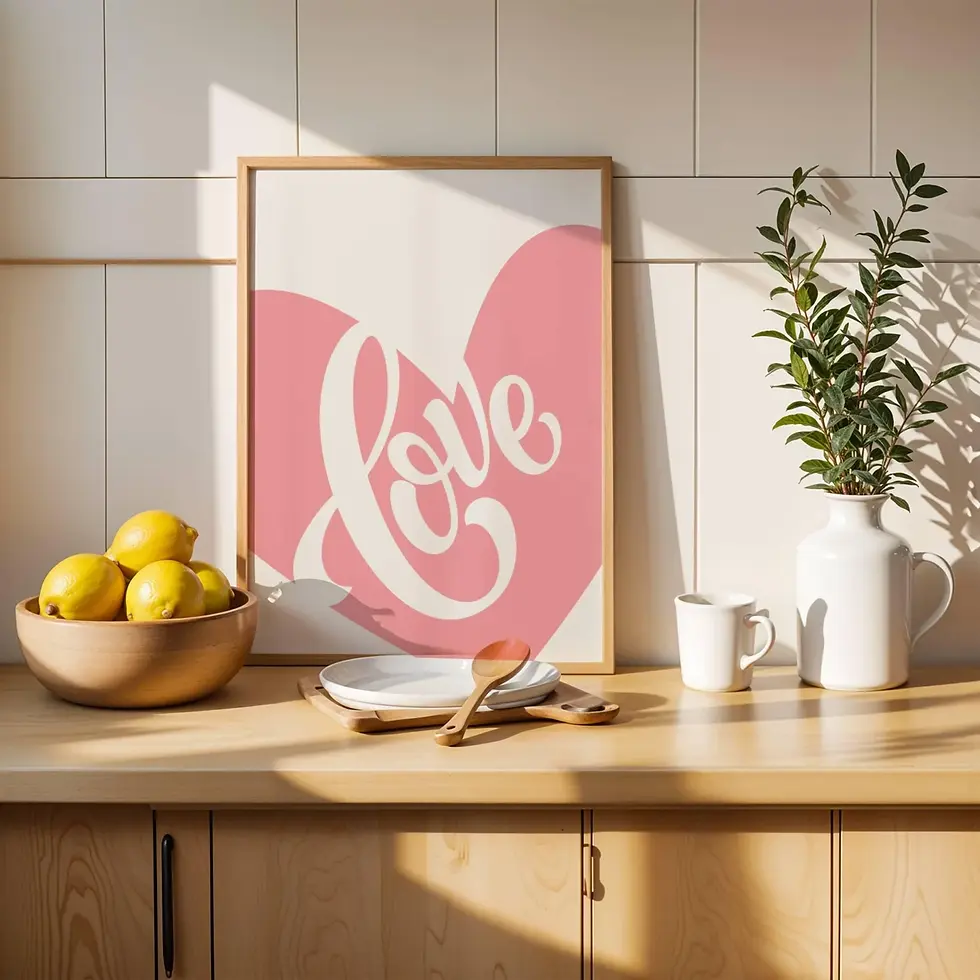 Thumbnail: Preppy Poster Valentines Day Wall Decor Typography Poster Girly Pink Aesthetics