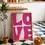 Thumbnail: Love is the Answer Print: Pink Typography Poster Girls Bedroom Digital Download