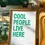 Thumbnail: Cool People Live Here Typography Print Trendy Printable Wall Art Fun Home Decor