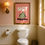 Thumbnail: Funny Bathroom Decor Retro Print Funky College Apartment Decor Preppy Poster