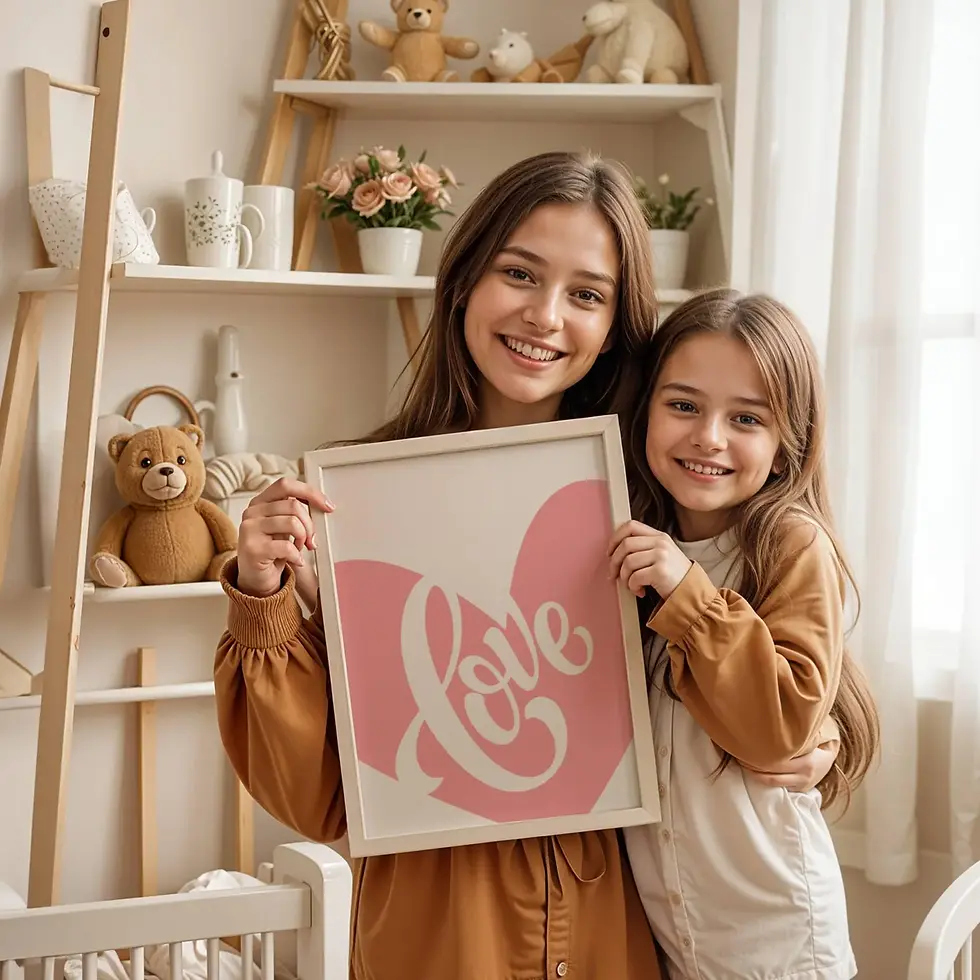 Thumbnail: Preppy Poster Valentines Day Wall Decor Typography Poster Girly Pink Aesthetics