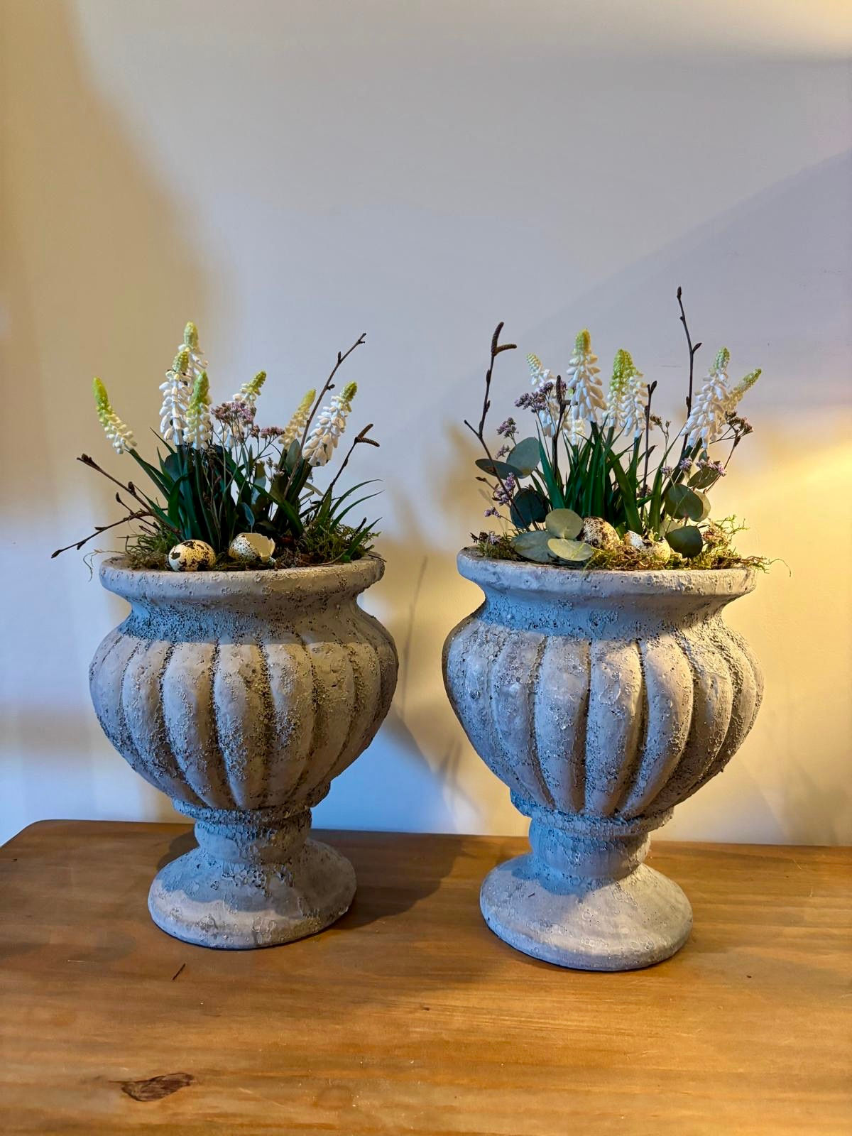 Engelse landelijke pot gevuld