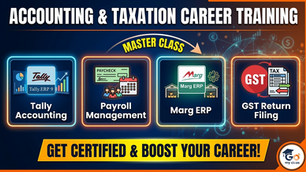Tally Accounting, Payroll, Marg ERP और GST Return Filing Course | Accounting & Taxation Career Training – Go my class