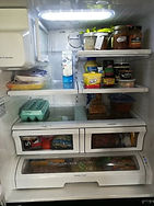 Fridge cleaning and organizing