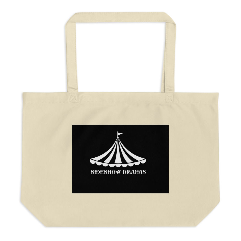 Large organic tote bag