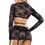 Thumbnail: 'Harness Your Body' Lace Skirt Set in Black