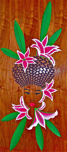 "Vandella" oil on walnut by Seth Randal