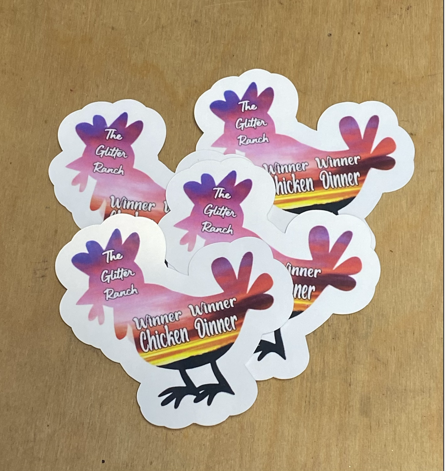 Winner Winner Chicken Dinner Sticker!