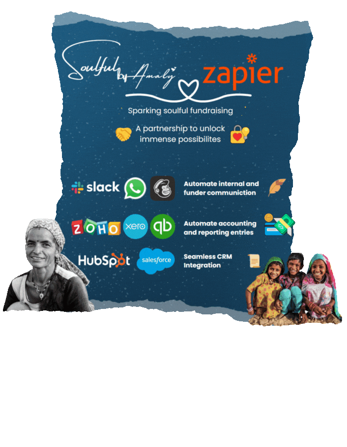 Zapier donor fundraising app integration automation donor fundraising.gif