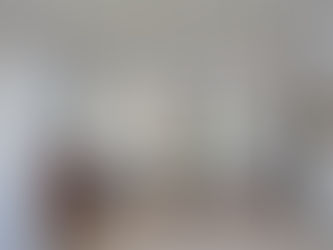 sala integrada com escritório. divisória cortina