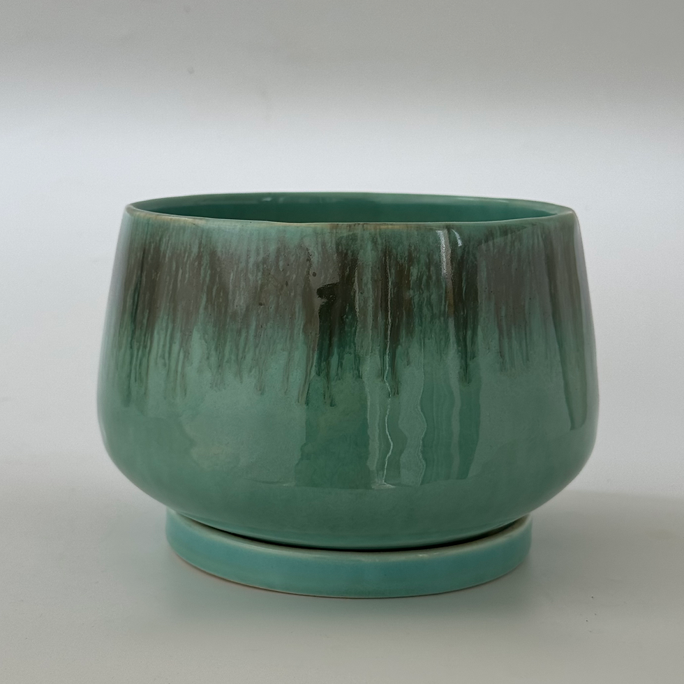 Thumbnail: Luca Ceramic Planter- Sea Green