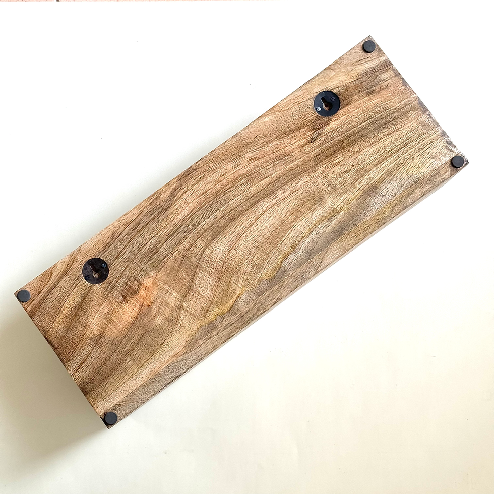 Thumbnail: Atacama Wooden Carved Wall Shelf