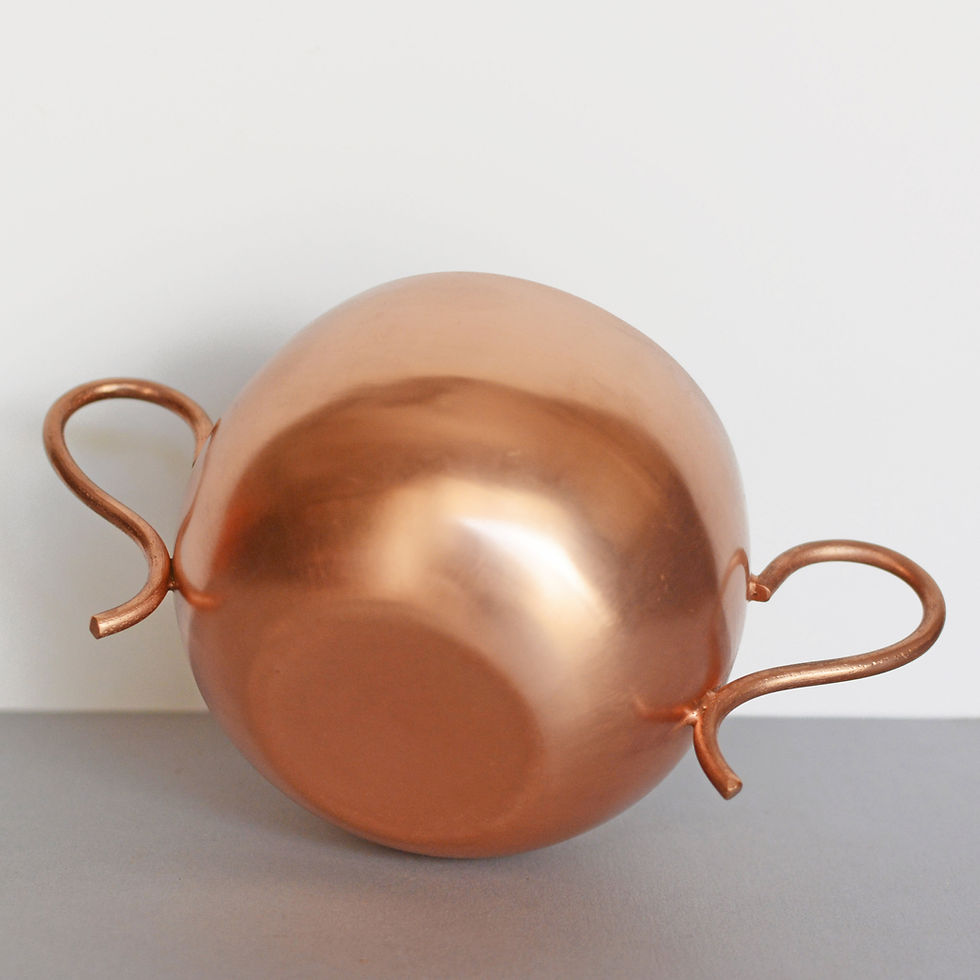 Thumbnail: Zia Copper Tone Indoor Planter