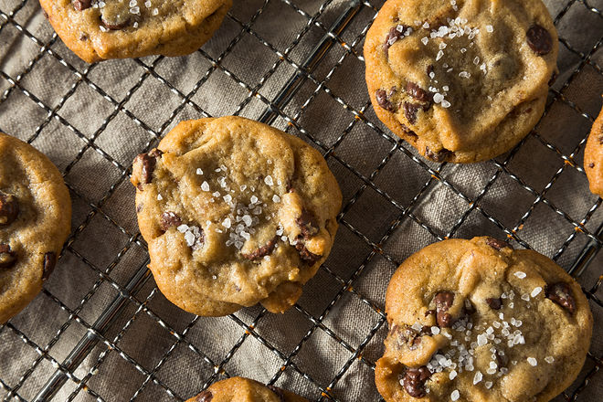Homemade Sea Salt Chocolate Chip Cookies