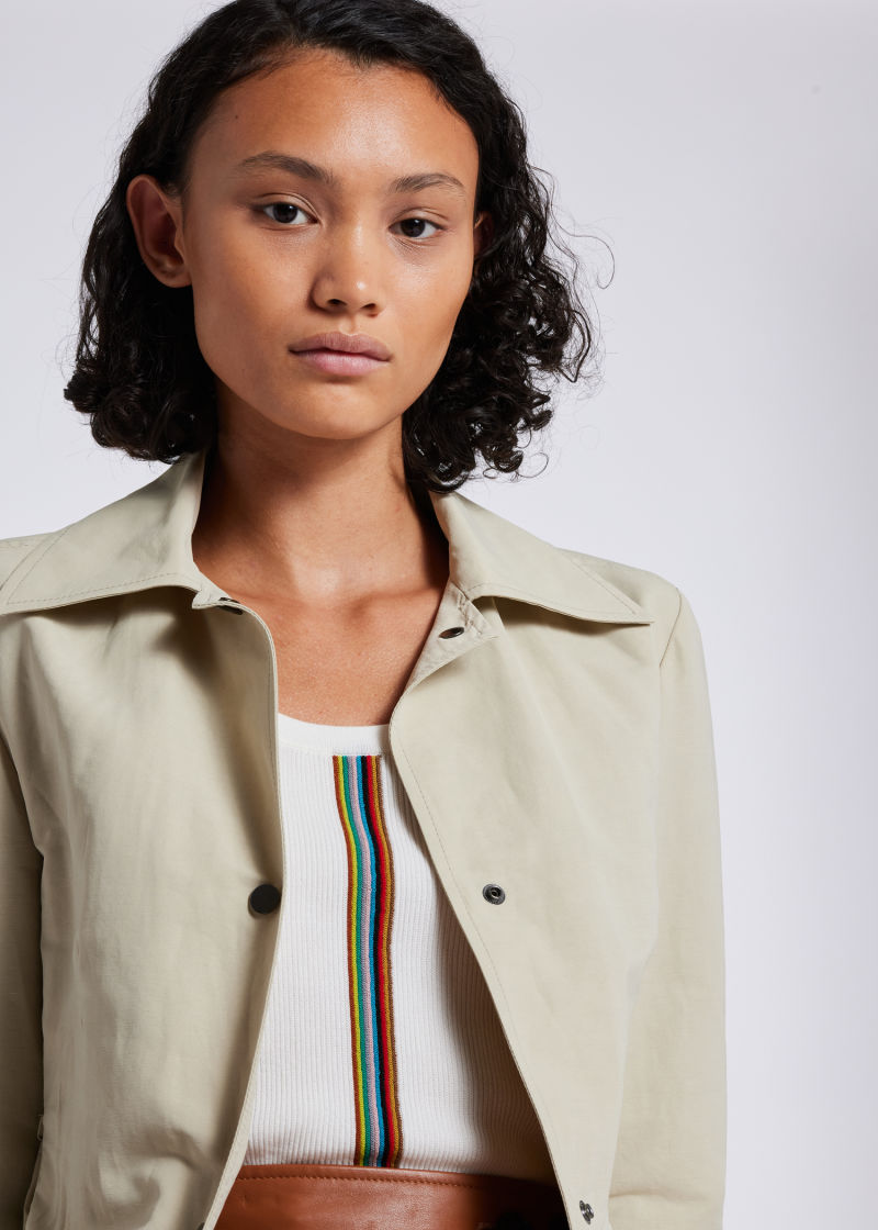 Linen Cropped Jacket