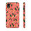 Thumbnail: Peach Floral Tough Phone Case 