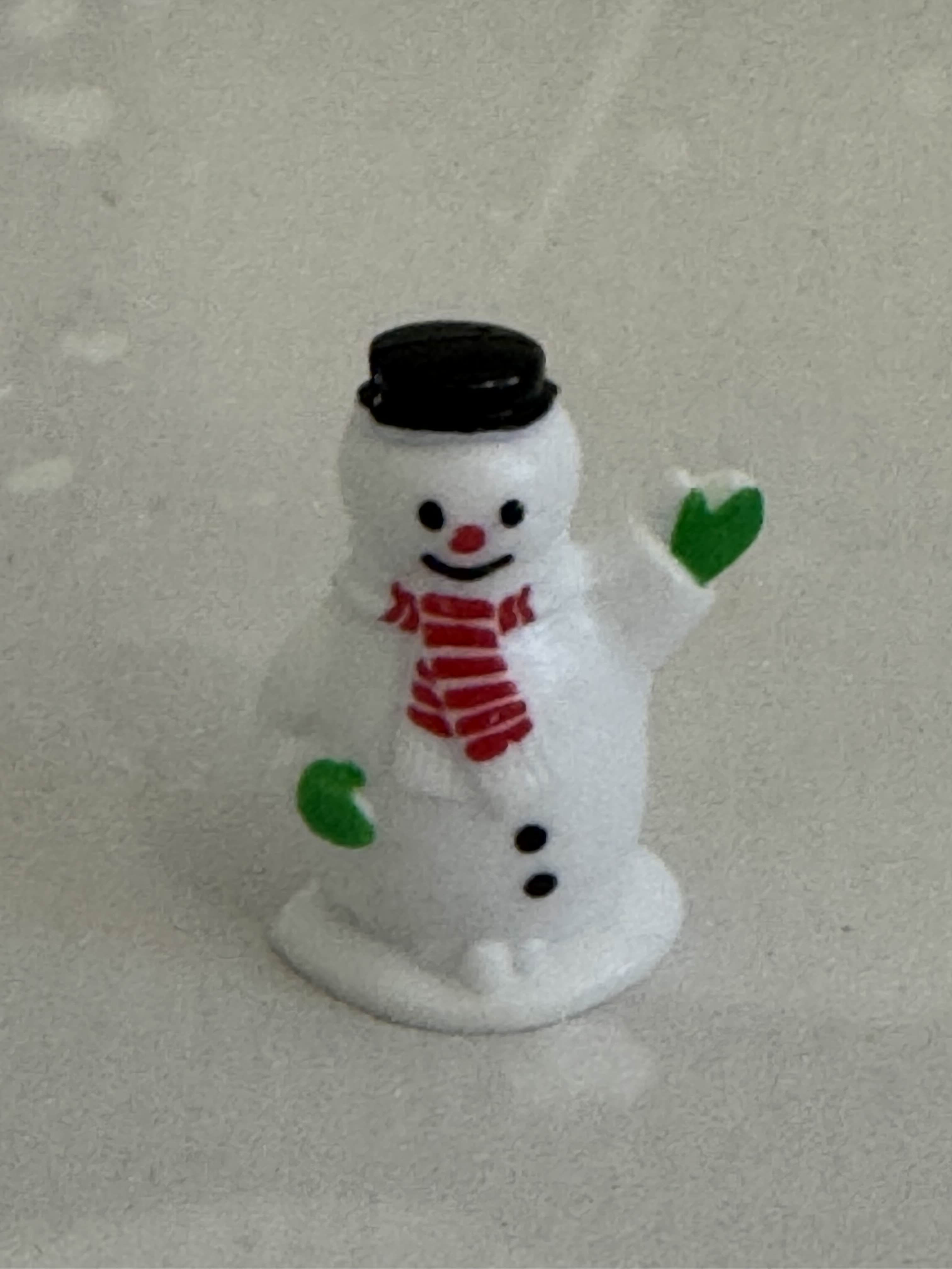 Mini snowman topper