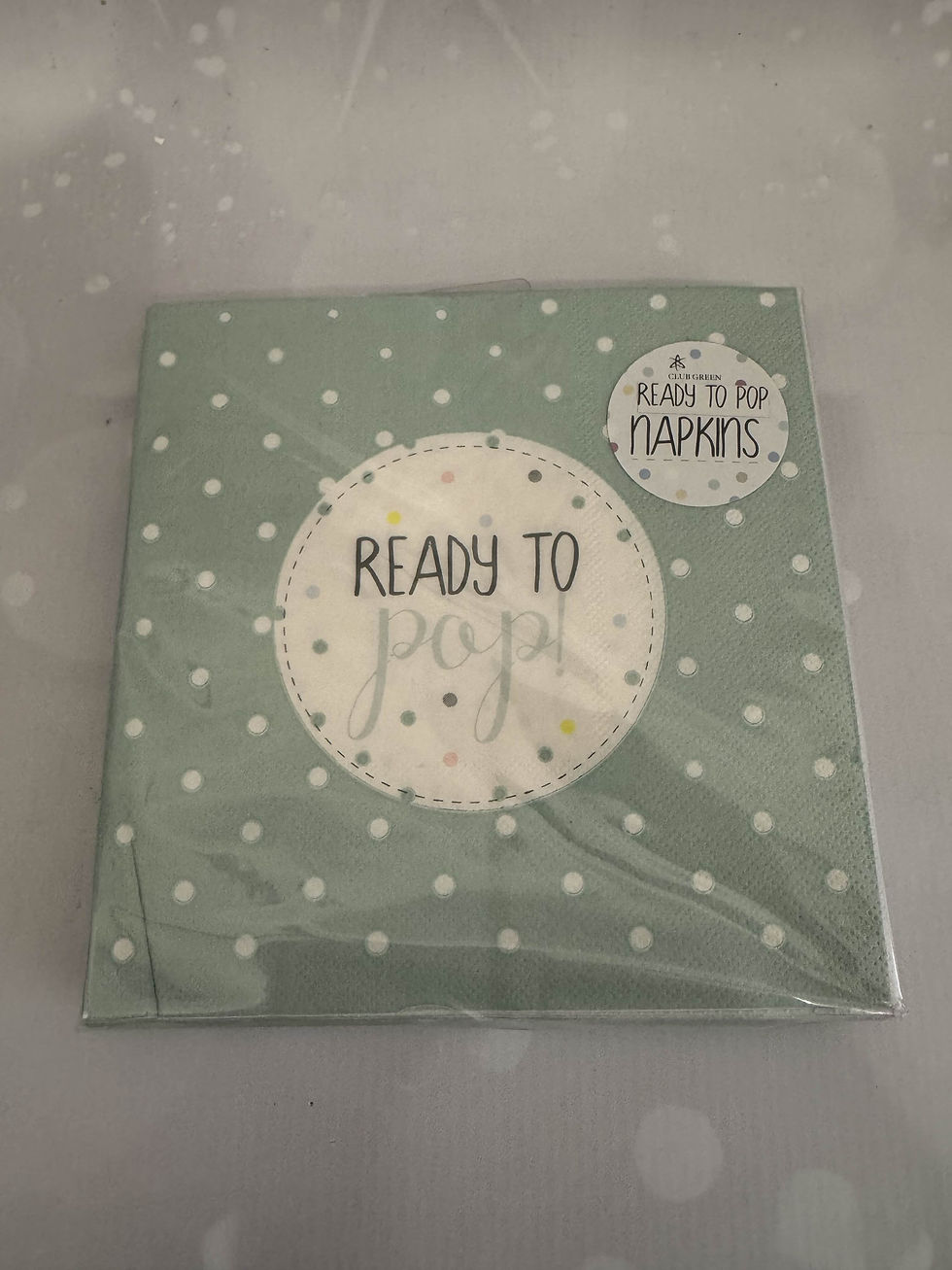 Ready to pop napkins