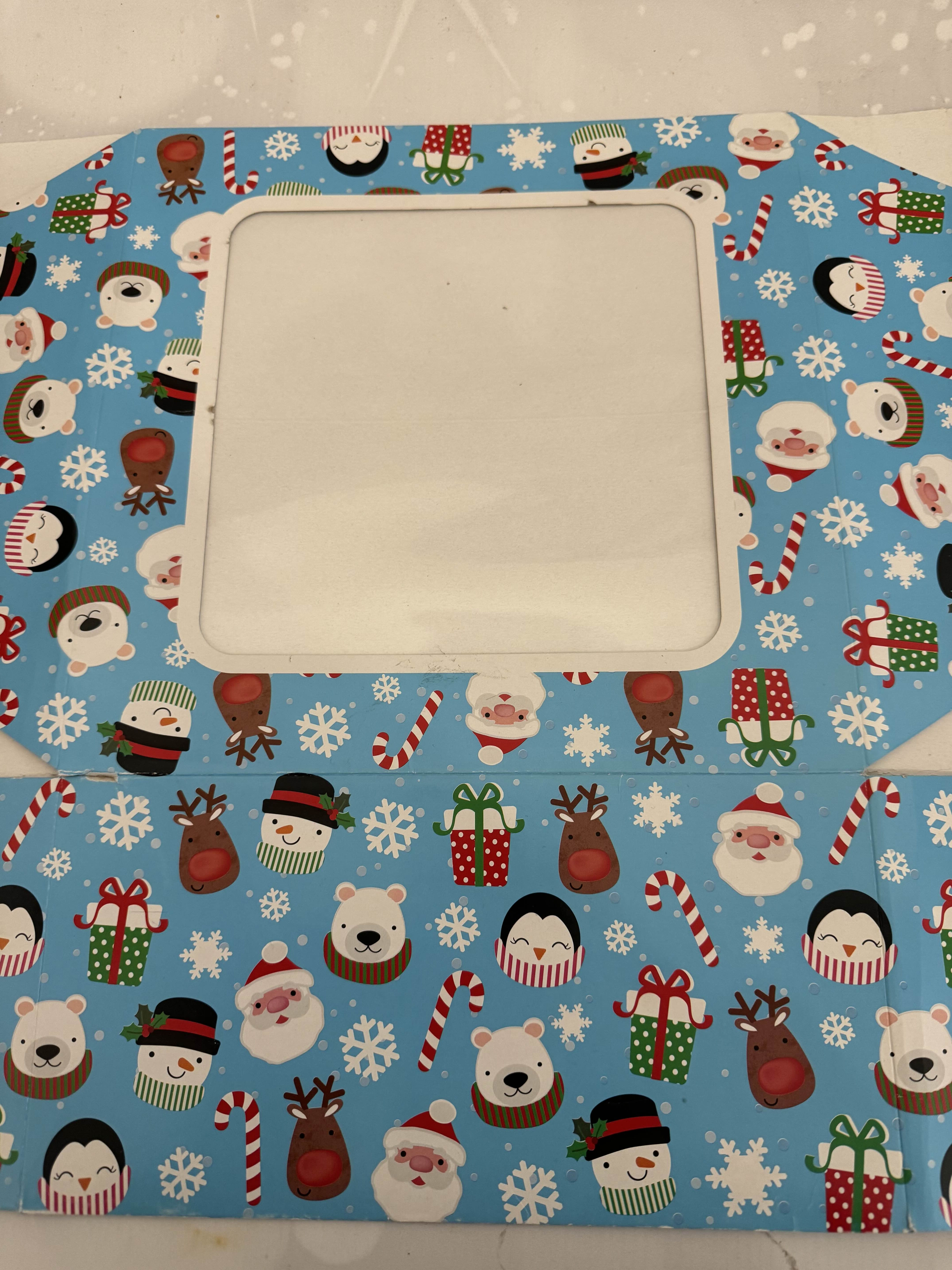 10” square cake box