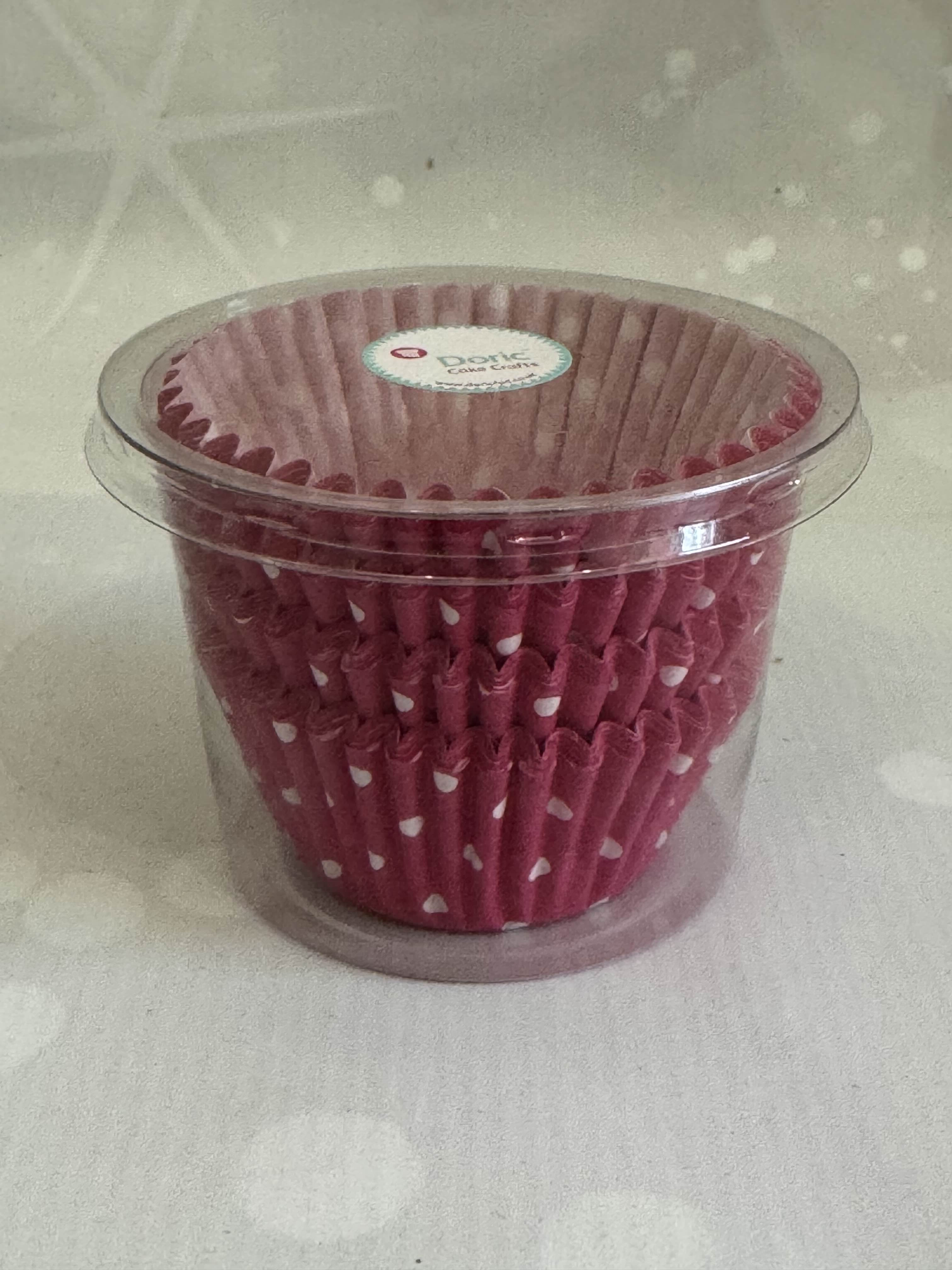 Purple cupcake cases