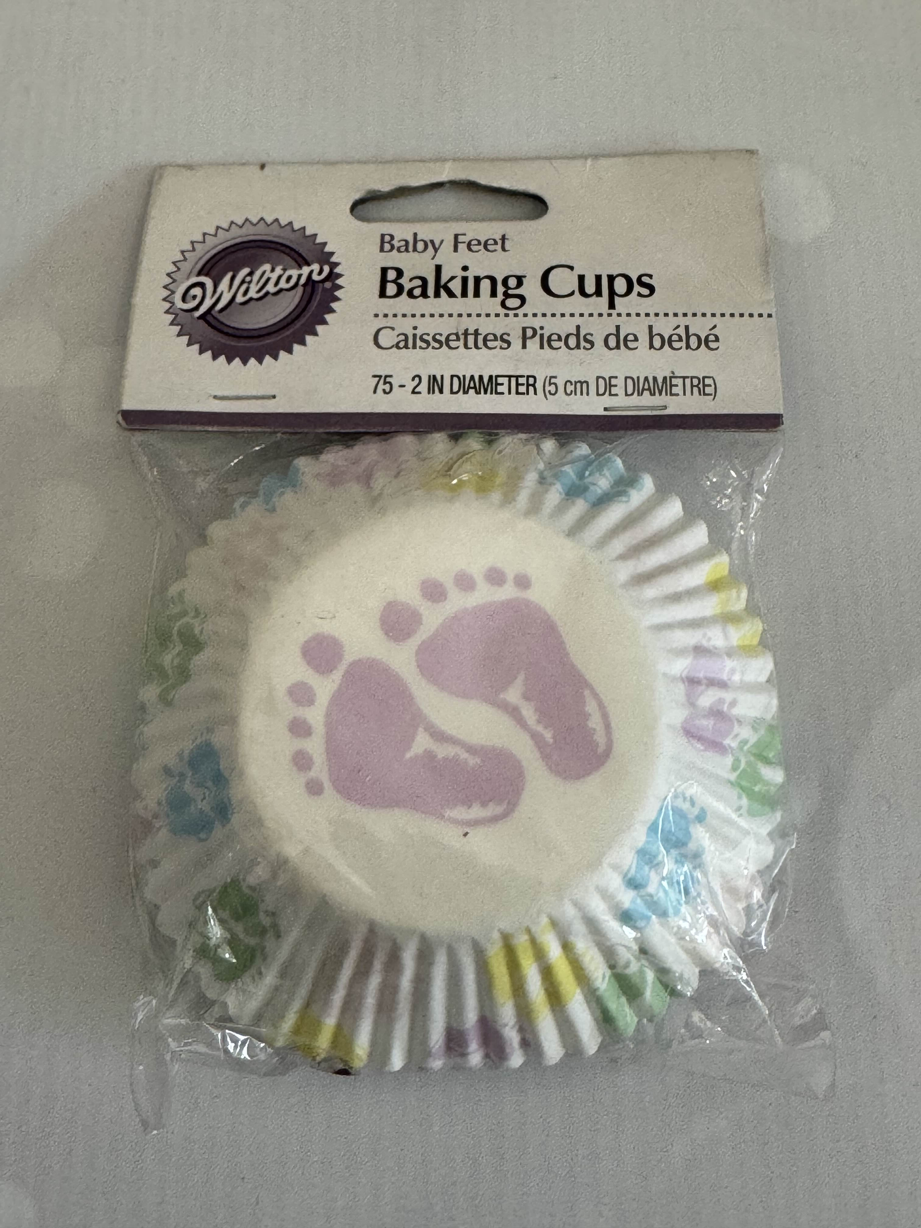 75x baby feet baking cases