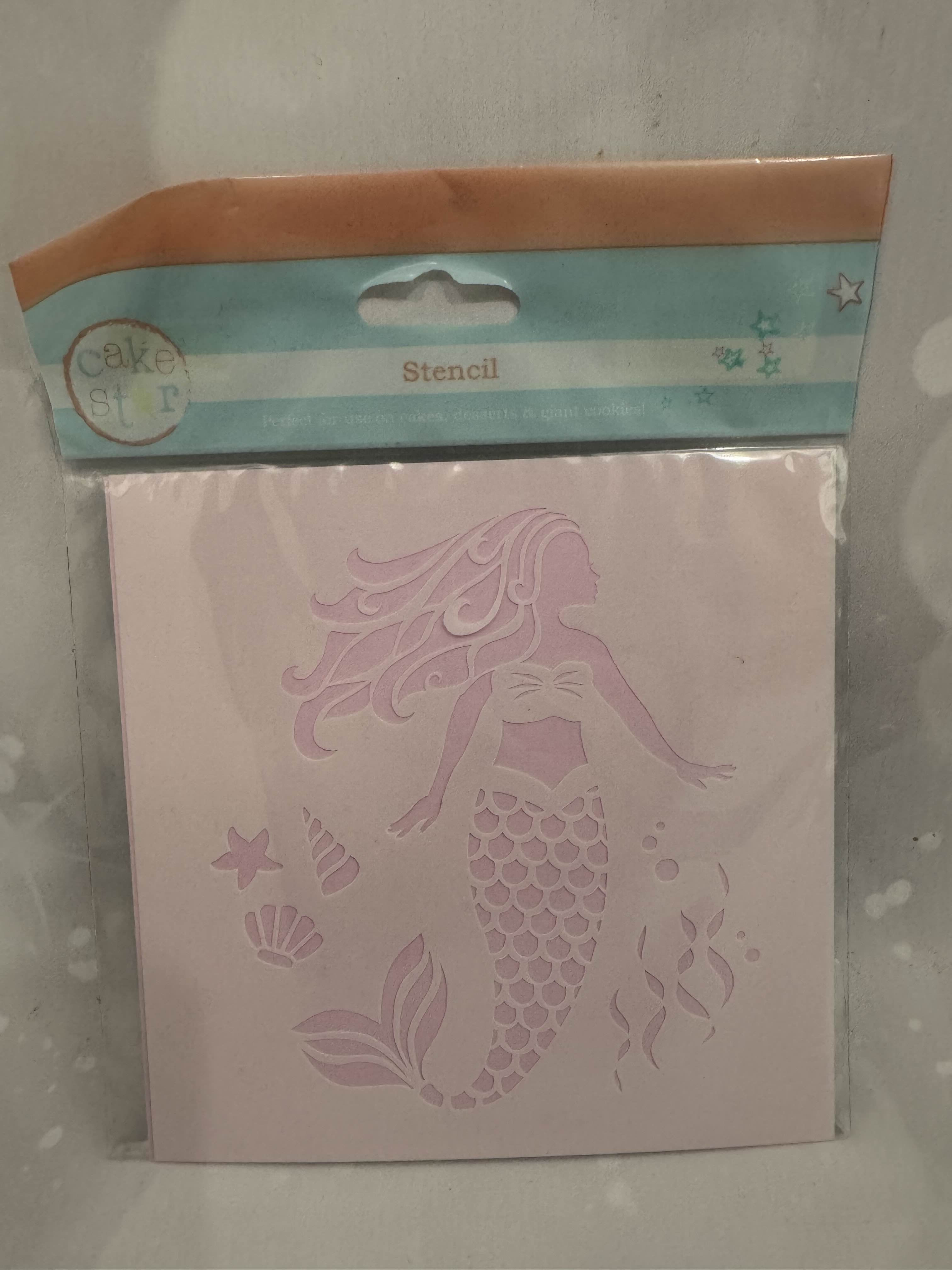 Mermaid stencil