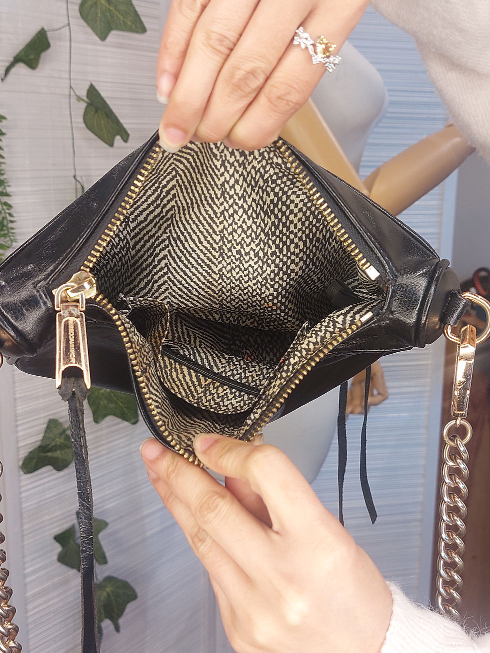 Thumbnail: REBECCA MINKOFF Black Mini MAC Crossbody Bag