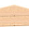 Thumbnail: Log Garage D2 19.5 ft. x 17.42 ft. x 10 ft. Wood Log Garage Kit without Floor