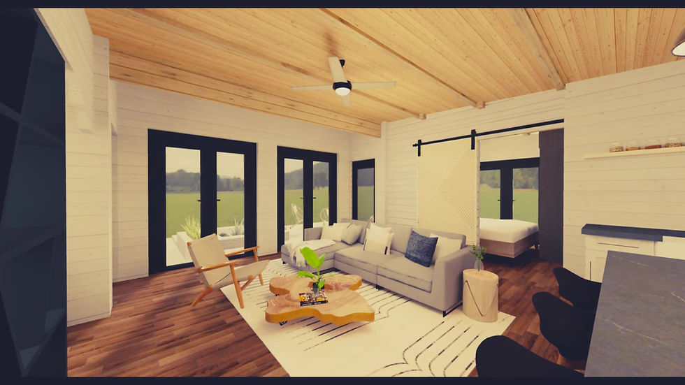 Thumbnail: Nordic J68 692 sq. ft. milled log timbers do it yourself building kit