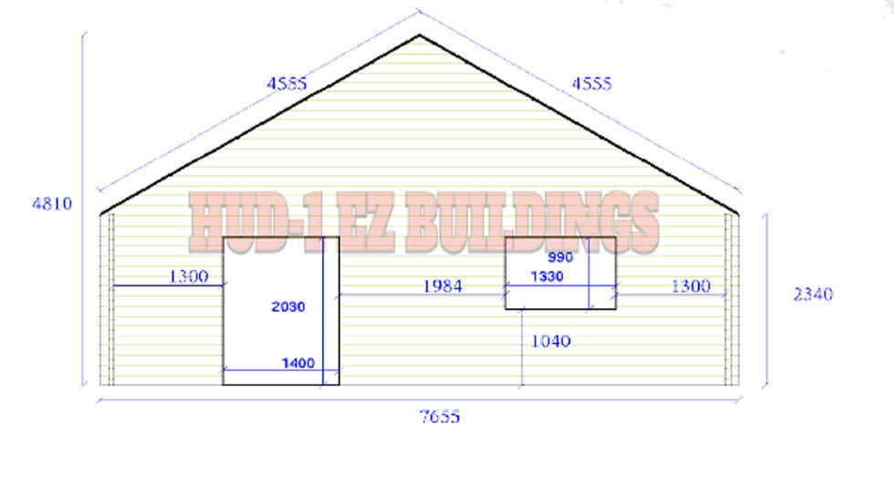 Thumbnail: Costello 24 ft x 24 ft   Log Cabin D.I.Y.  Building Kit