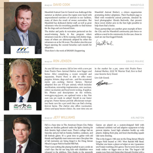 Letter From Our Mayors: October