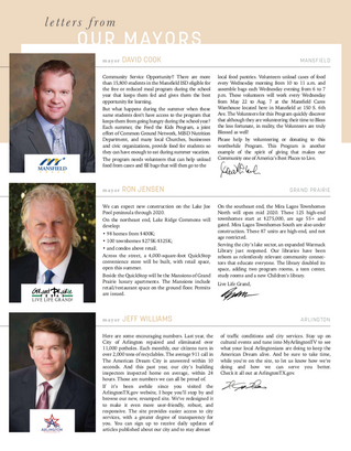 Letter From Our Mayors: May