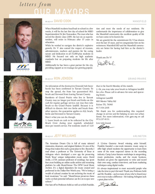 Letter From Our Mayors: August