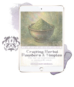 CRAFTING HERBAL POWDERS Mini Workshop, Instant Download