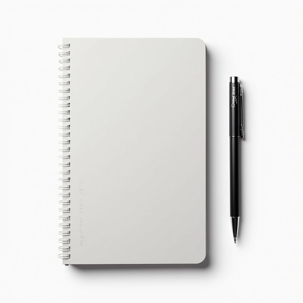 Notebook and Pen