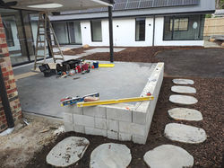 Warrandyte Garden under construction