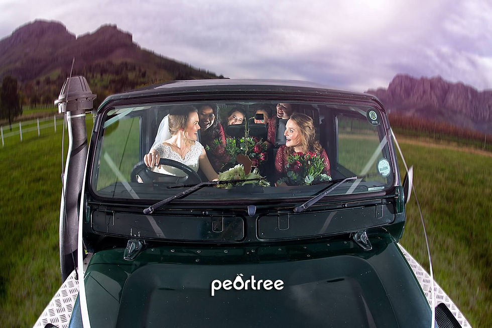Land Rover Wedding