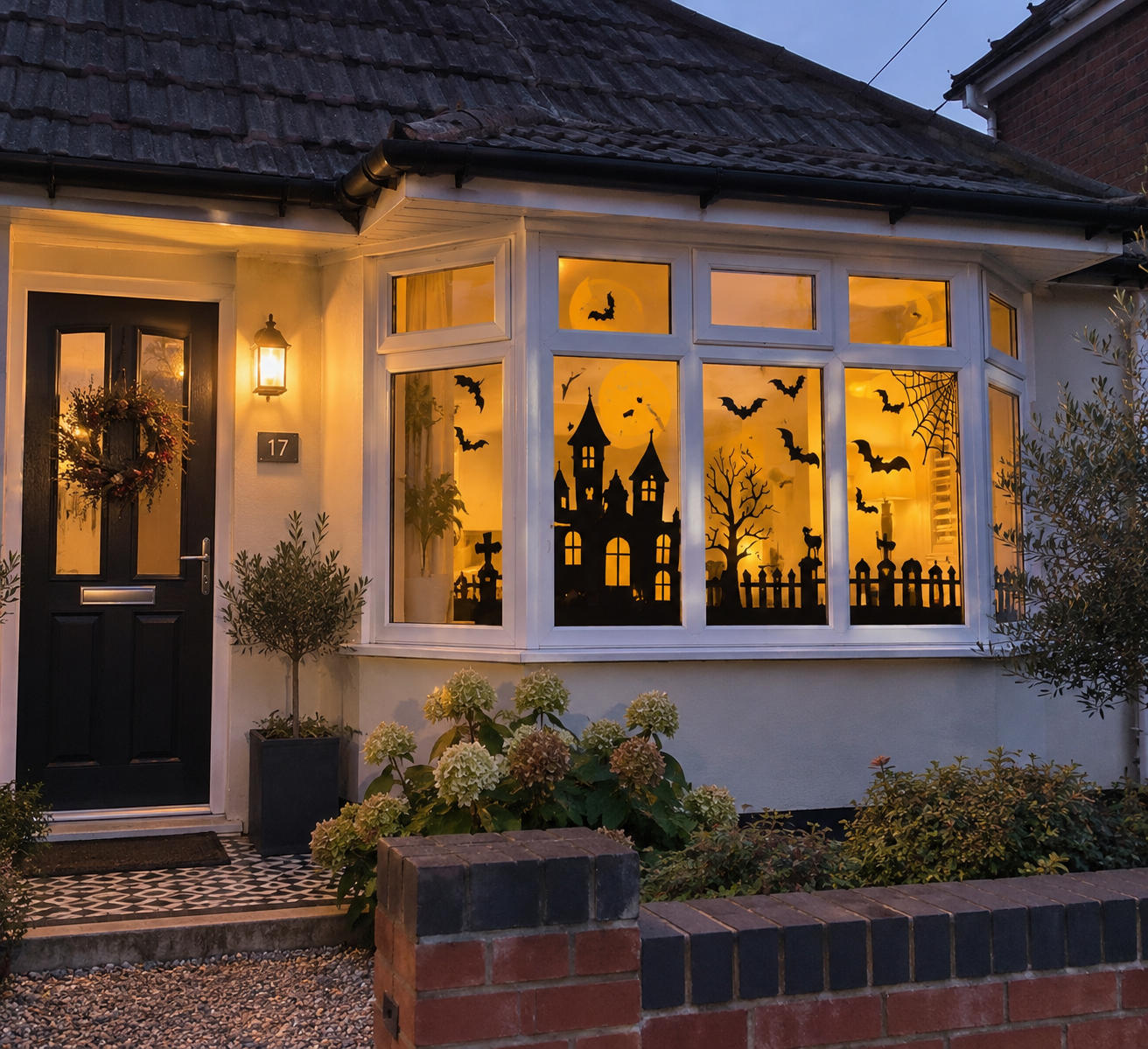 Halloween Paper cutting window display kit | October 2026 Craft Box