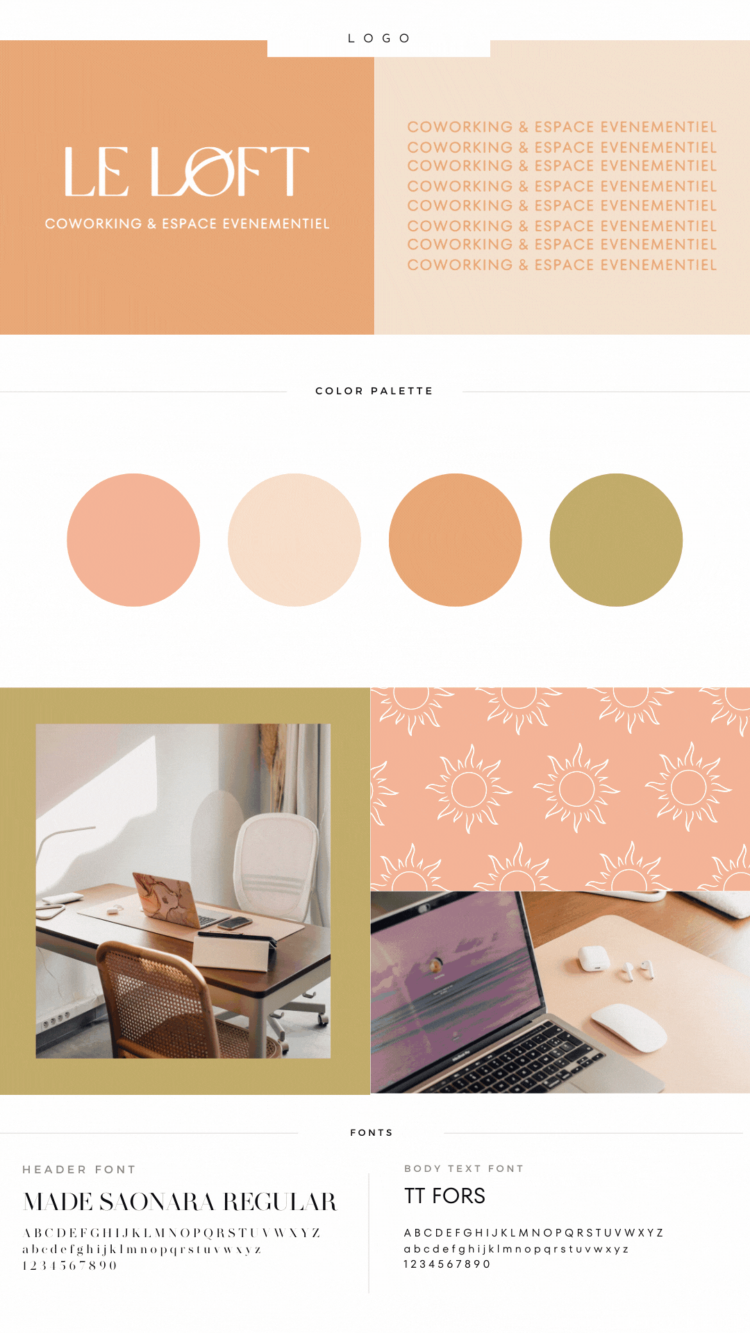 Identité visuelle du Loft Coworking