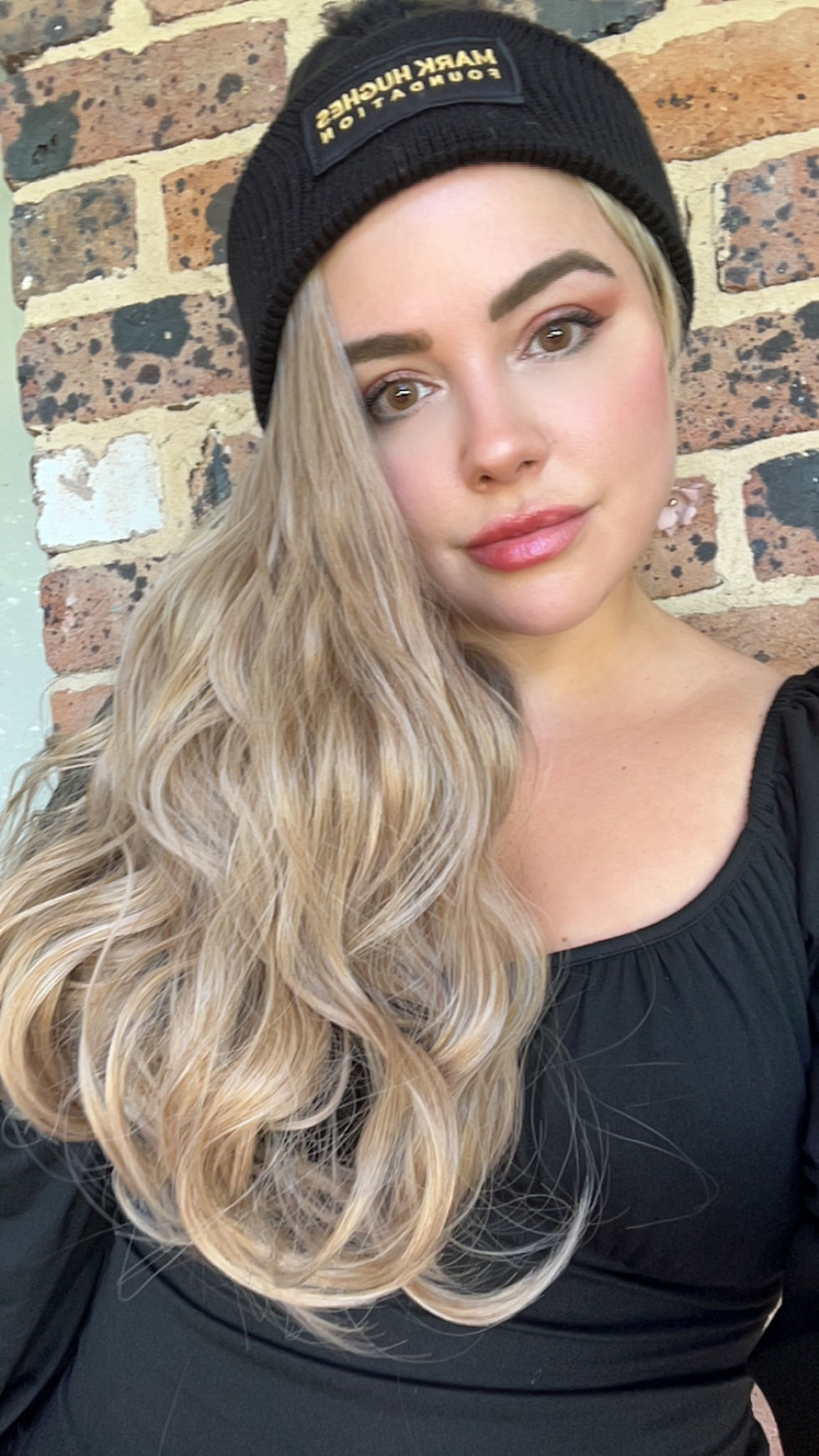 Thumbnail: Crème brûlée ( one piece  clip in extension) 