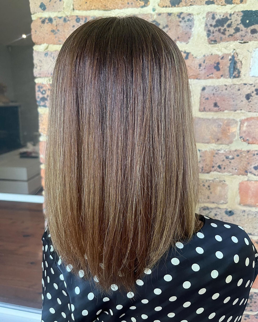 Thumbnail: Hand tied brunette topper 