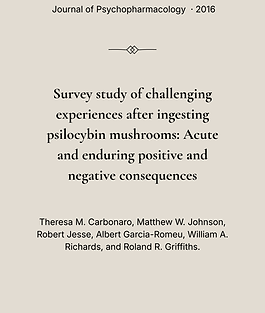 Journal of Psychopharmacology.