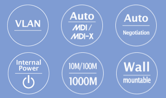 Thumbnail: 8-Port 10/100/1000BASE-T Gigabit Ethernet Switch