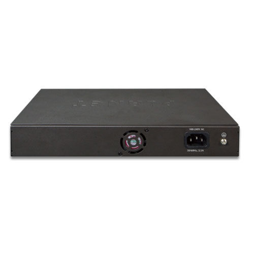 Thumbnail: 8-Port 10/100TX 802.3at PoE + 2-Port Gigabit TP/SFP Combo Desktop Switch